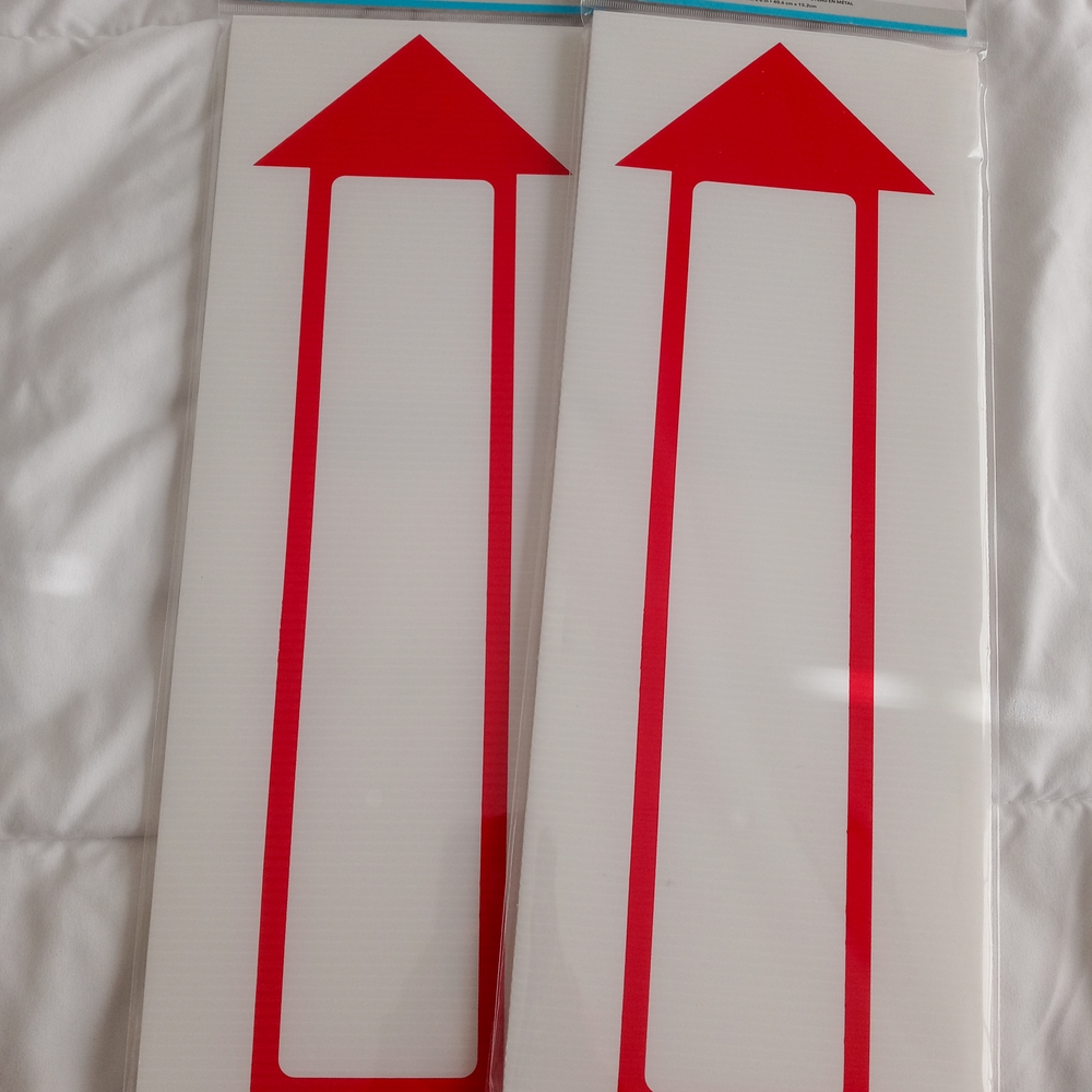 Red Arrow Sign Boards